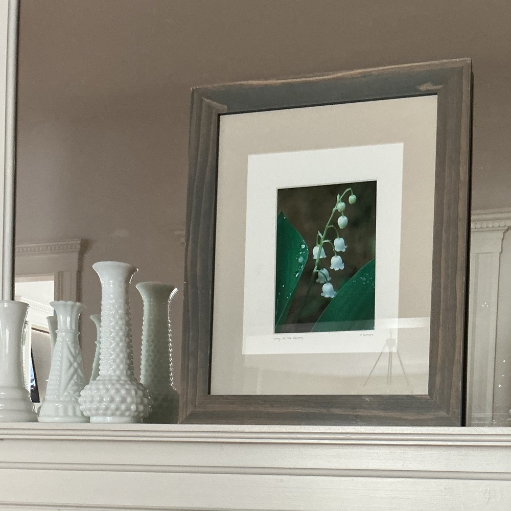 Lily of the Valley Framed Photo 13.5”/16.5”